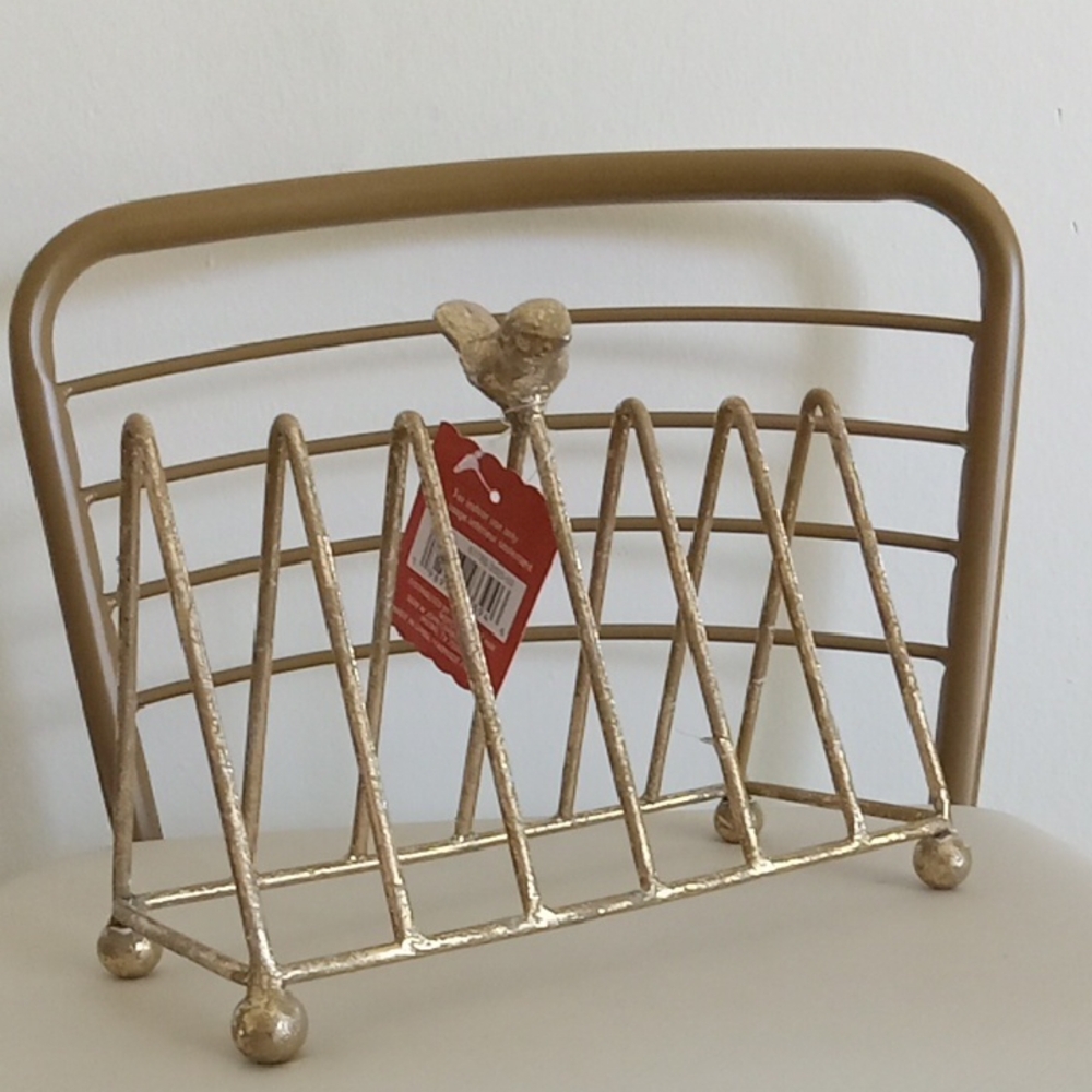 Ashland Metallic Bird Mail Organizer
